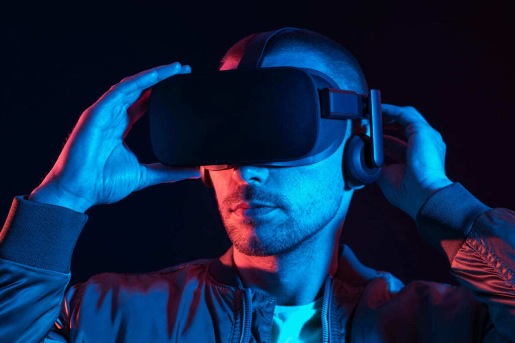 a imagem ilustra sobre óculos realidade virtual 